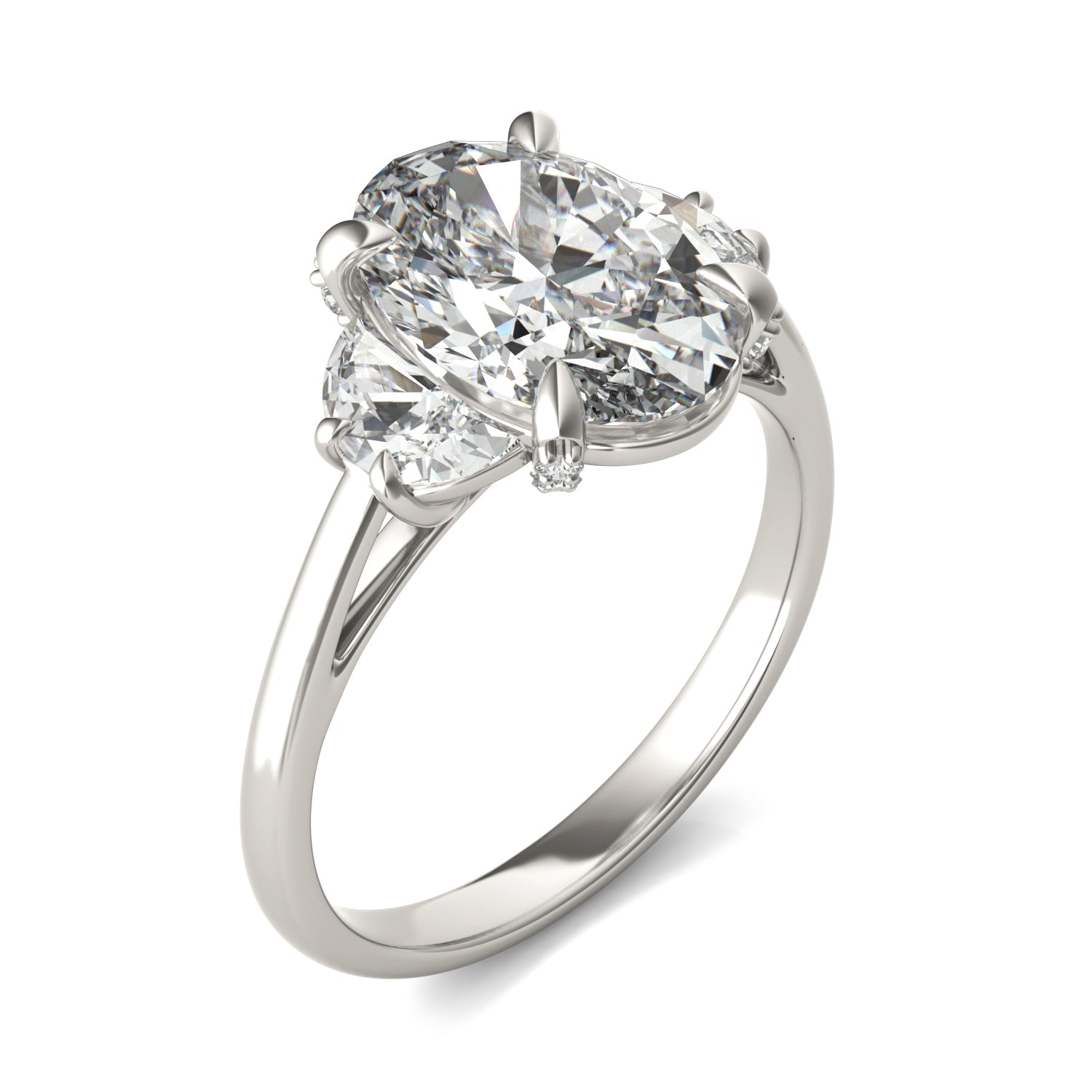 3 3/4 CTW Oval Caydia® Lab Grown Diamond Ring