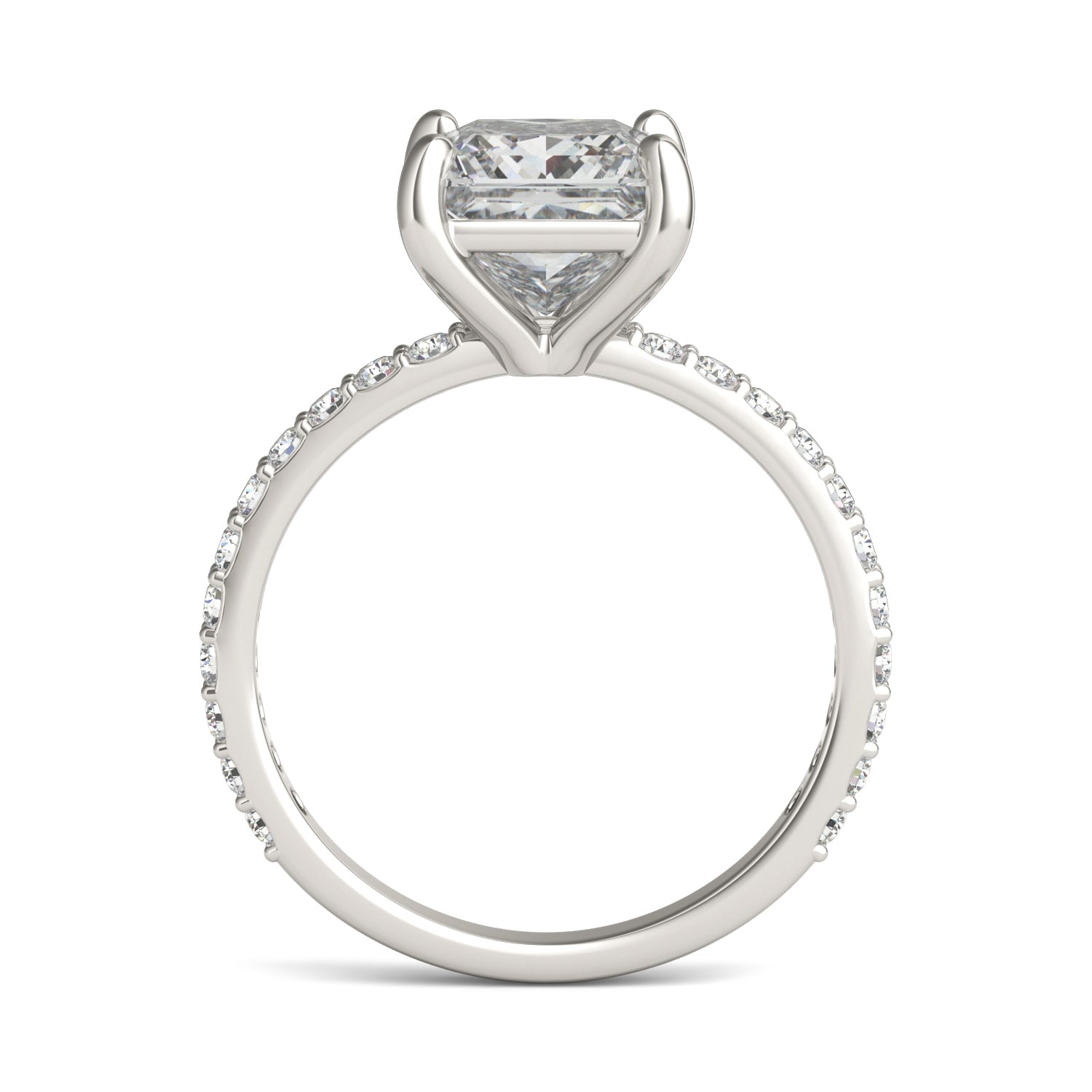 2 7/8 CTW Princess Caydia® Lab Grown Diamond Ring