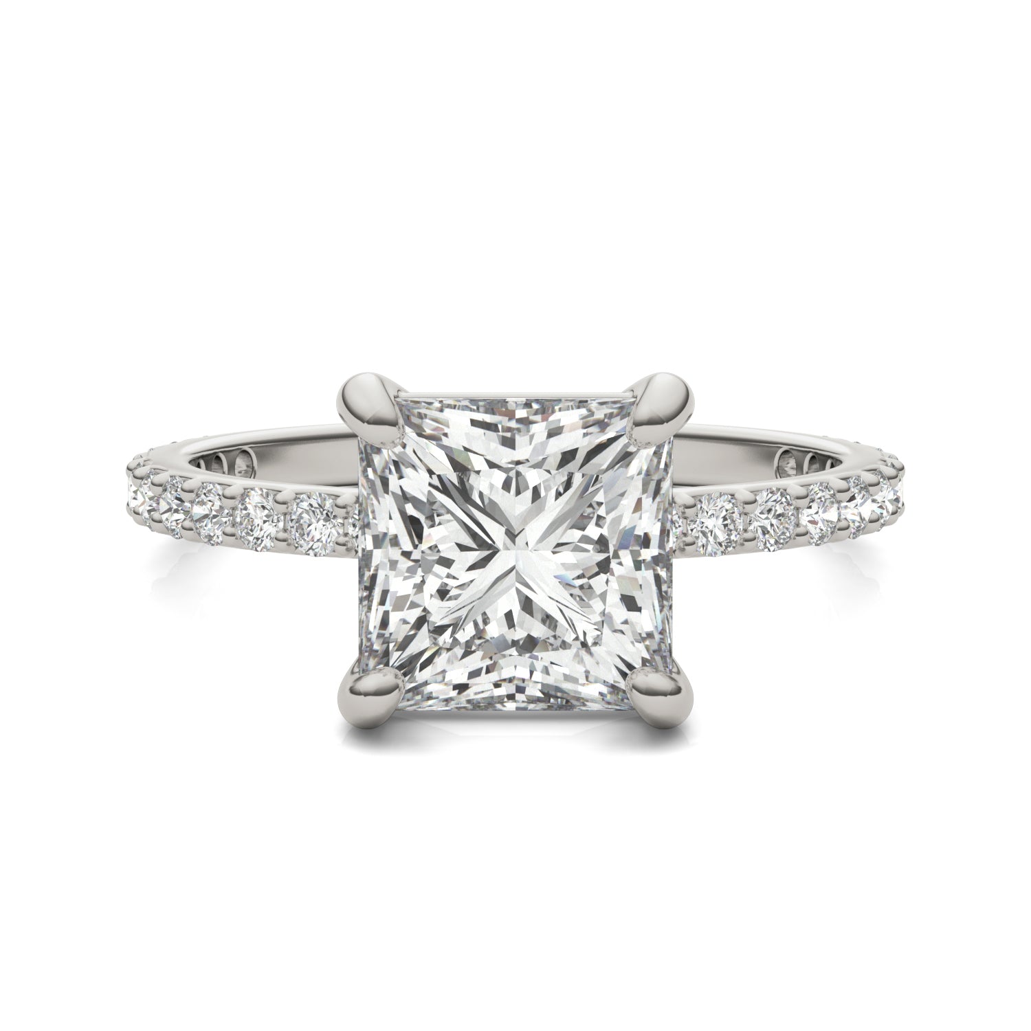 2 7/8 CTW Princess Caydia® Lab Grown Diamond Ring