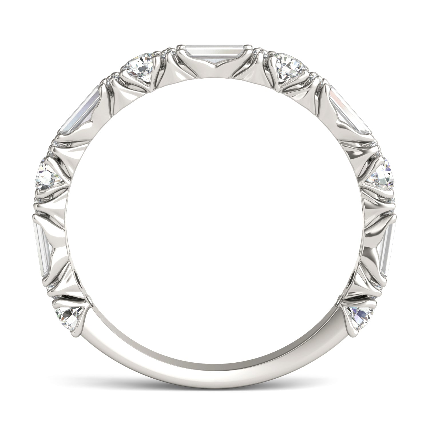1 1/10 CTW Straight Baguette Caydia® Lab Grown Diamond Ring