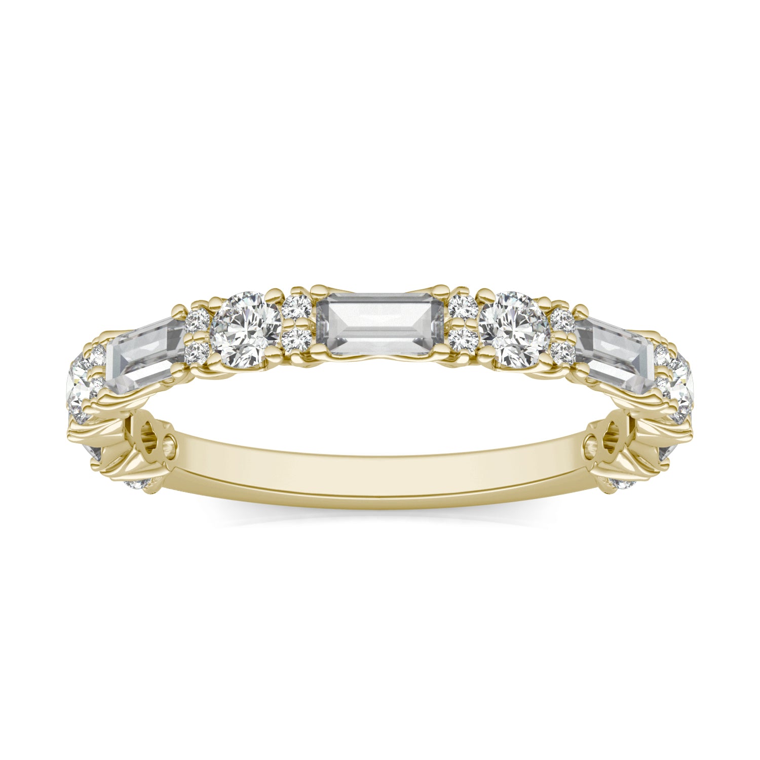 1 1/10 CTW Straight Baguette Caydia® Lab Grown Diamond Ring