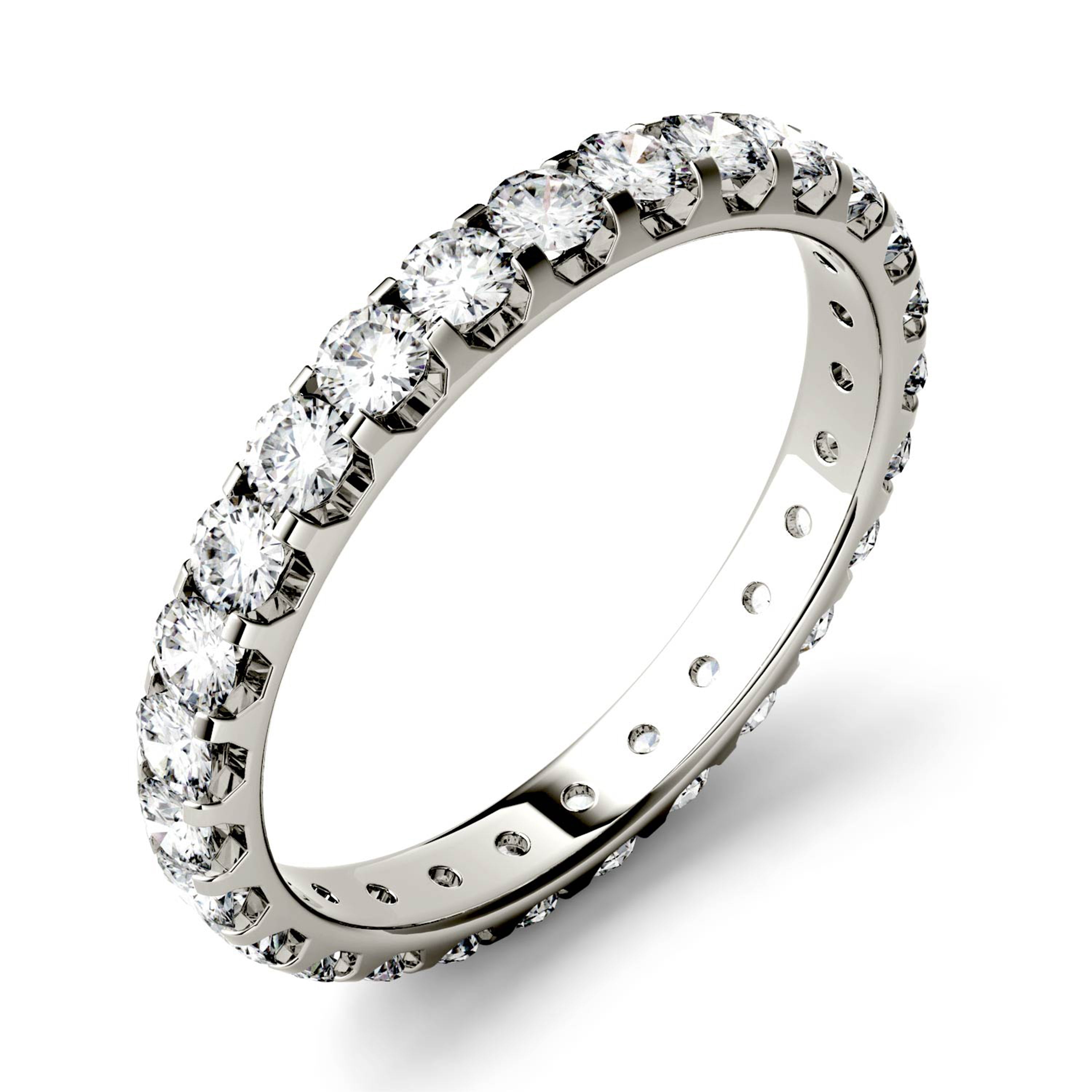 1.04 CTW DEW Round Forever One™ Moissanite Eternity Band Ring