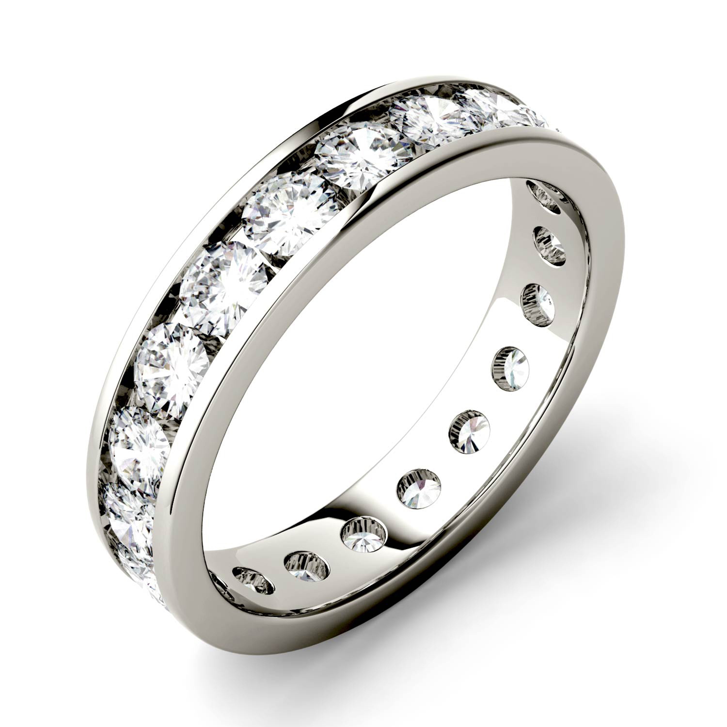 2 1/10 CTW Round Caydia® Lab Grown Diamond Channel Set Band Ring