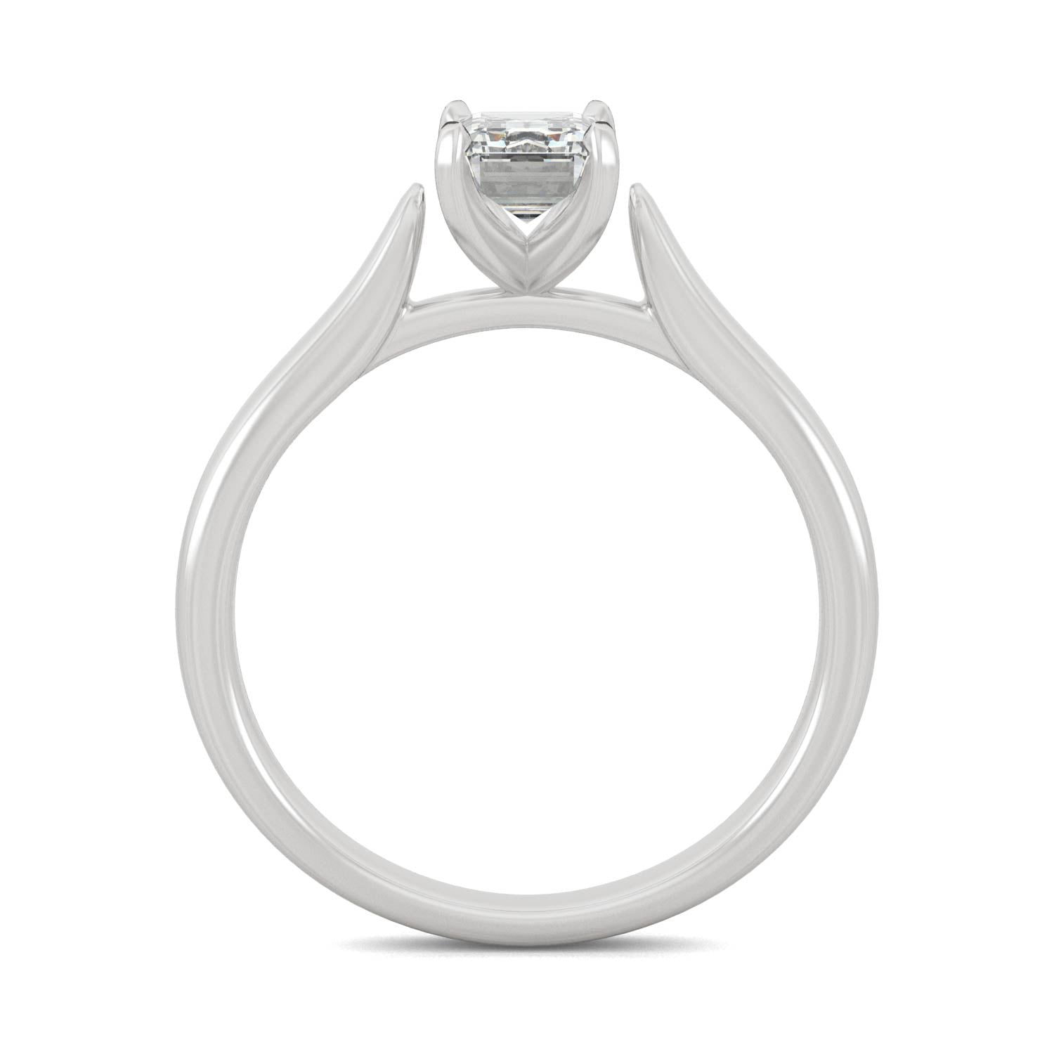 1.01 CTW DEW Emerald Forever Bright™ Moissanite Ring