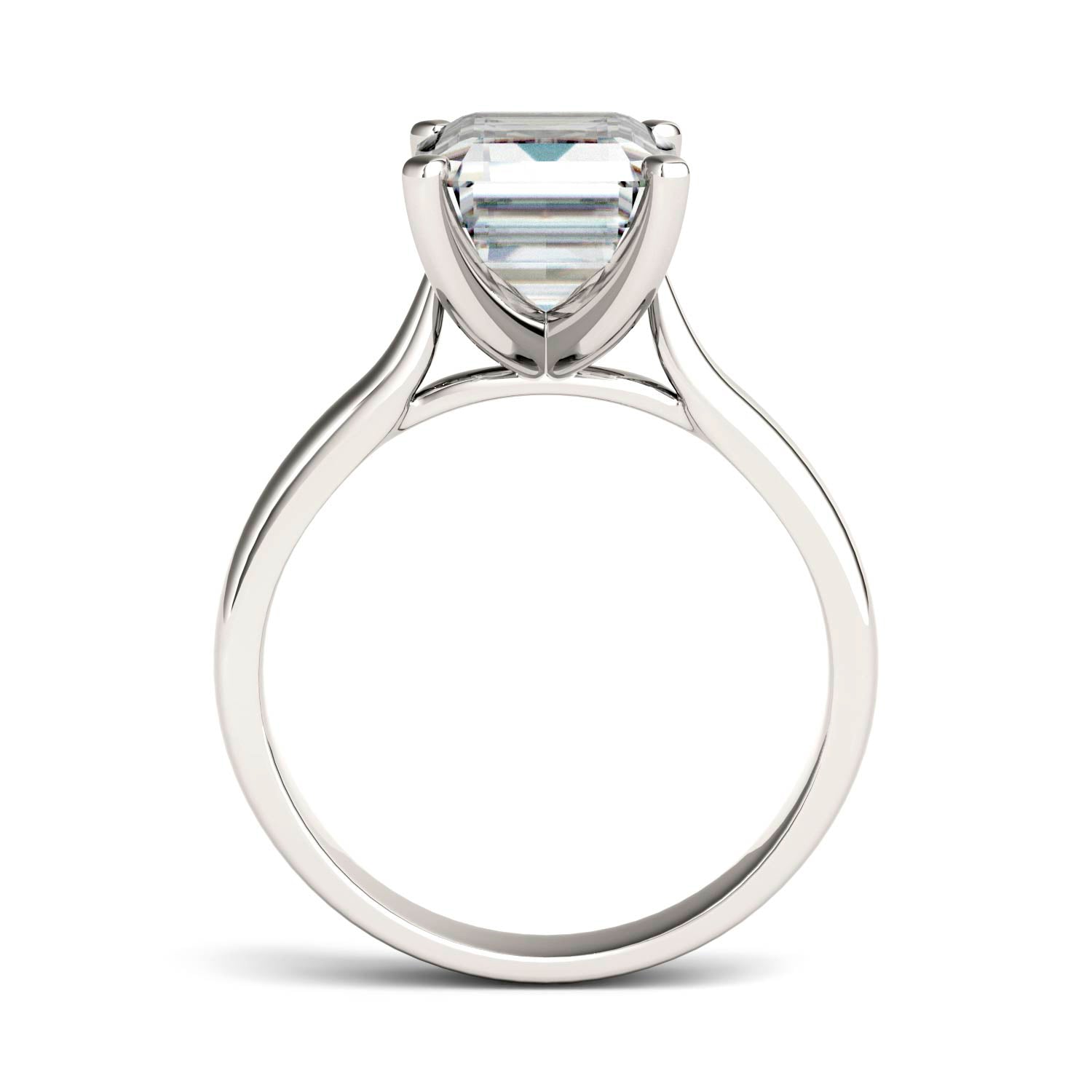 3.55 CTW DEW Emerald Forever Bright™ Moissanite Ring