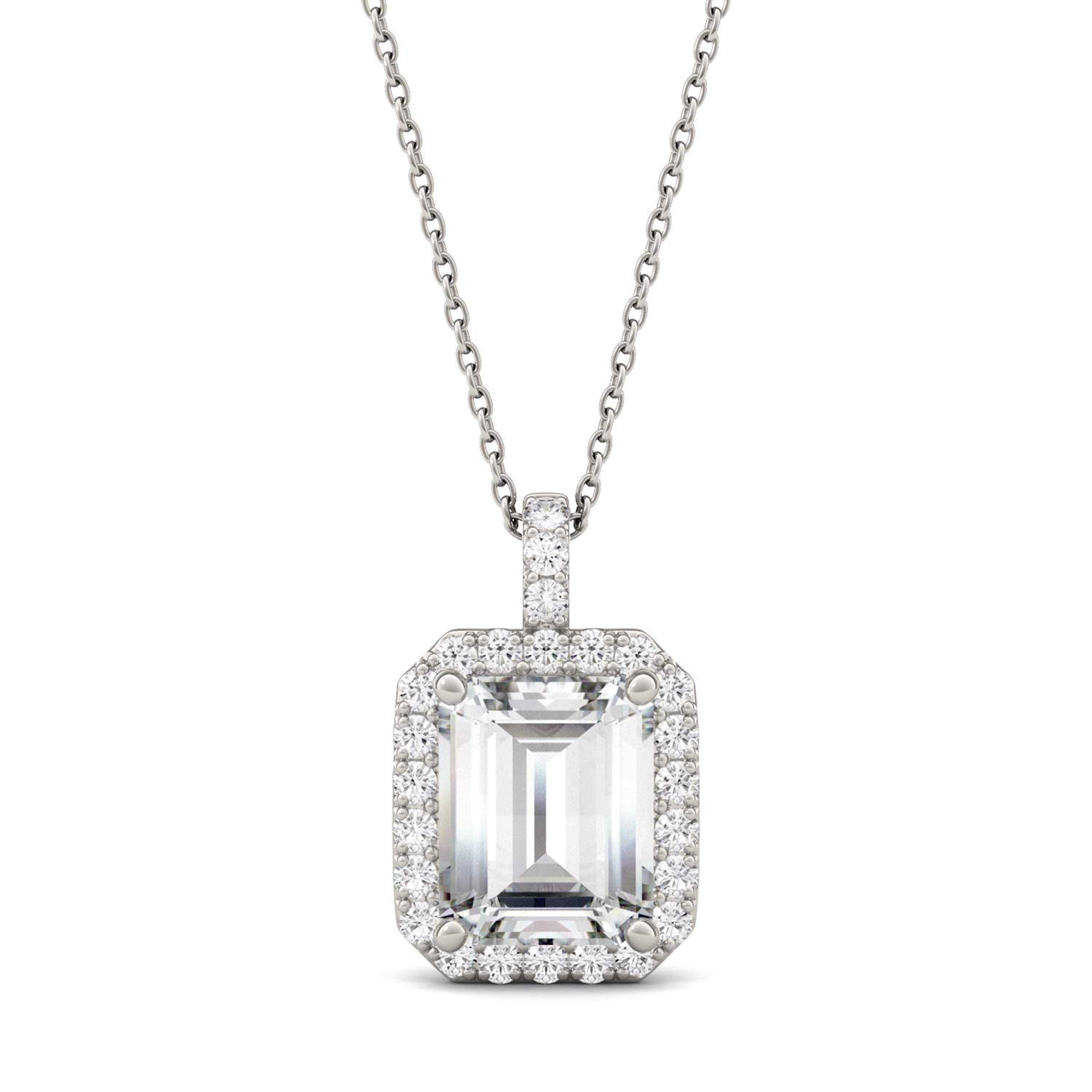3.94 CTW DEW Emerald Forever Bright™ Moissanite Necklace