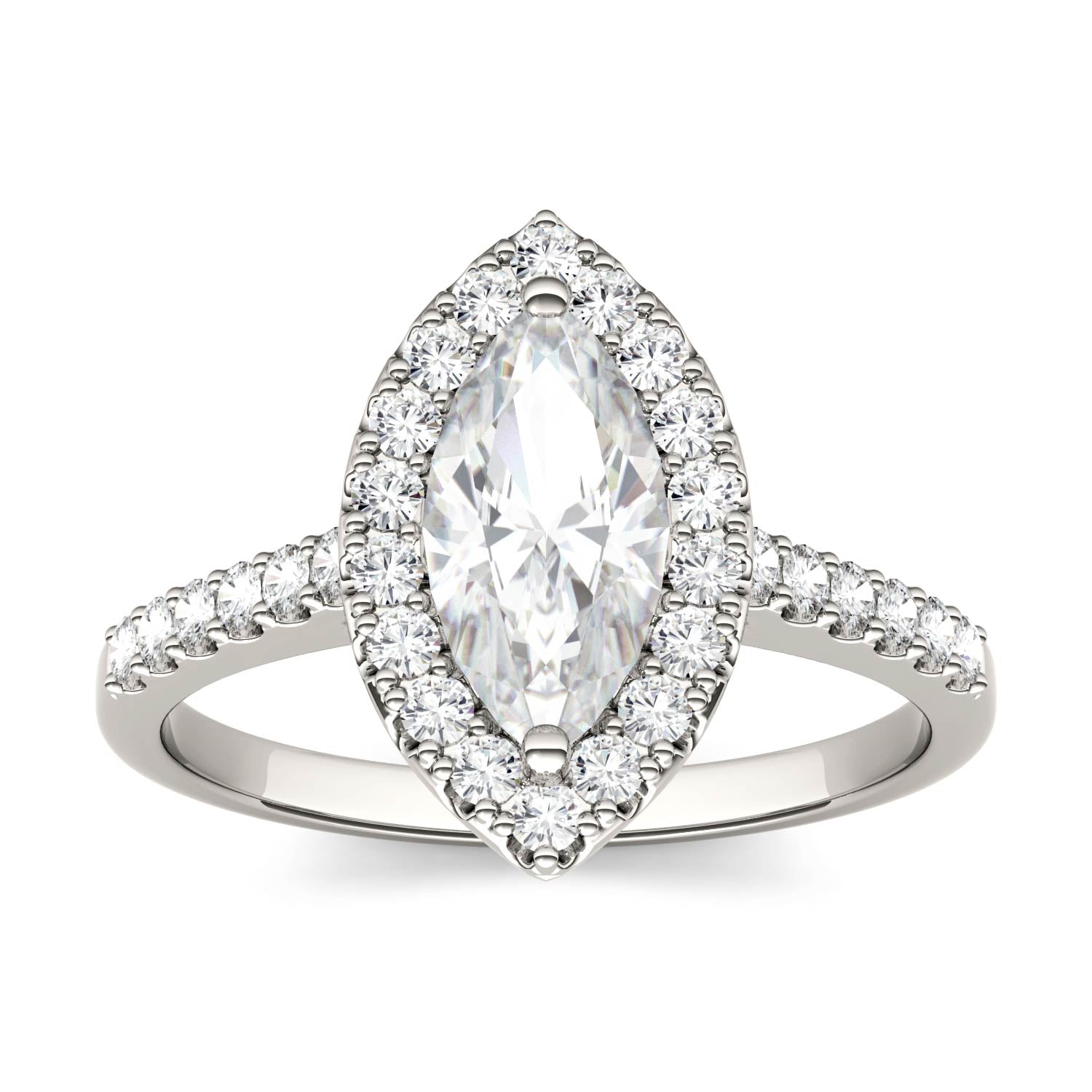 1.45 CTW DEW Marquise Forever Bright™ Moissanite Ring