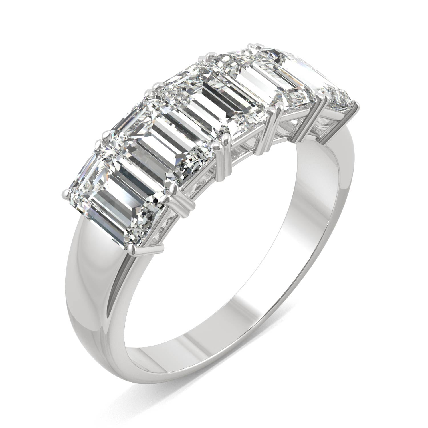 2.90 CTW DEW Emerald Forever Bright™ Moissanite Ring