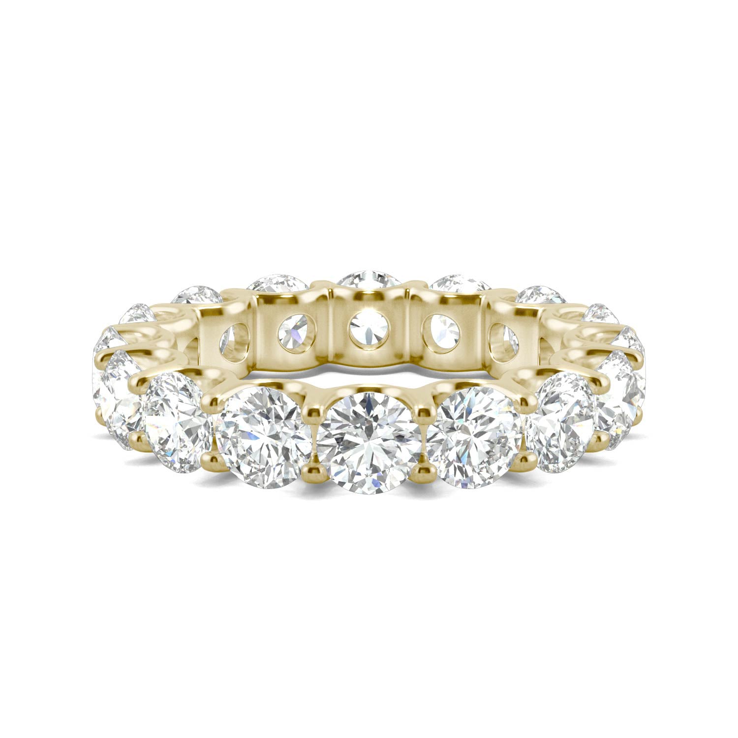 5.28 CTW DEW Round Forever One™ Moissanite Eternity Band Ring