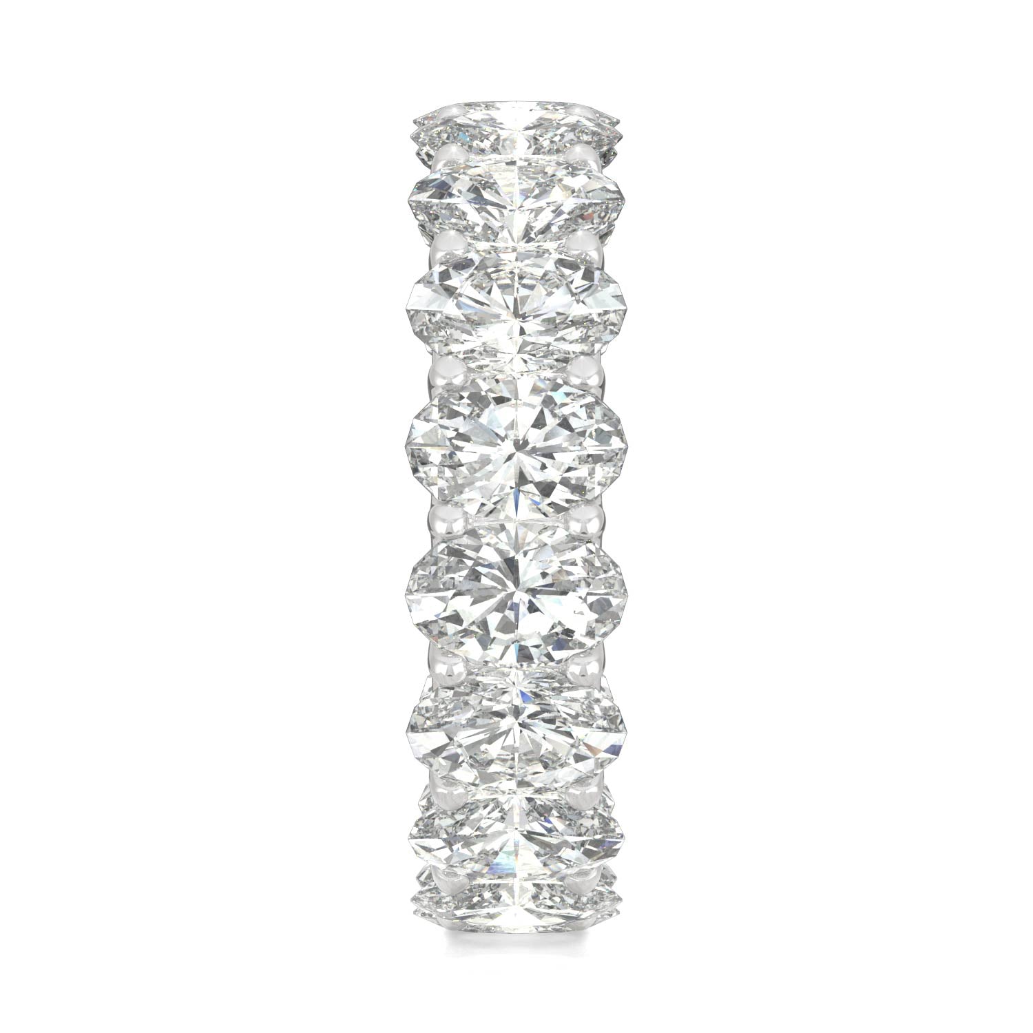 9.00 CTW DEW Oval Forever Bright™ Moissanite Eternity Band Ring