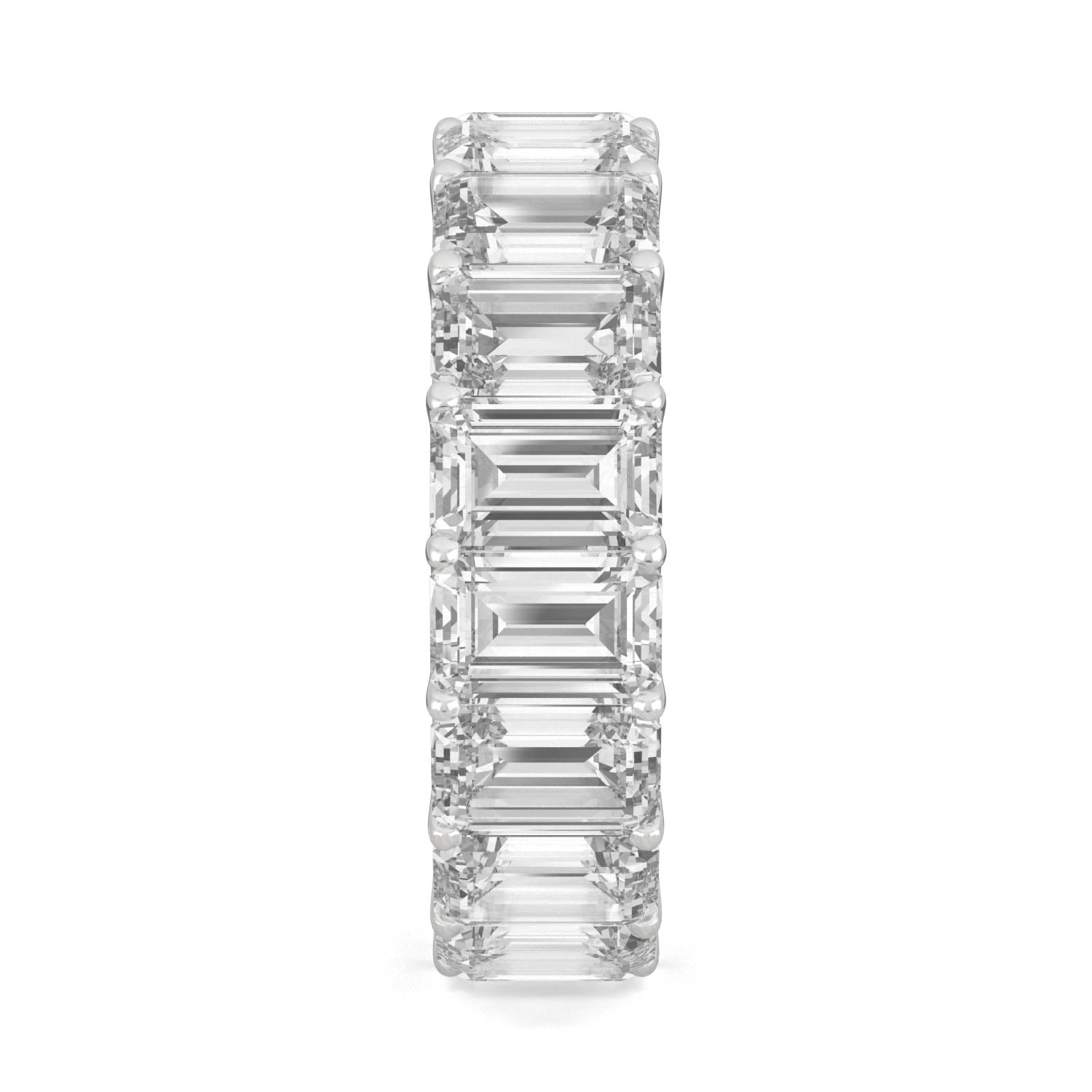 10.44 CTW DEW Emerald Forever One™ Moissanite Eternity Band Ring