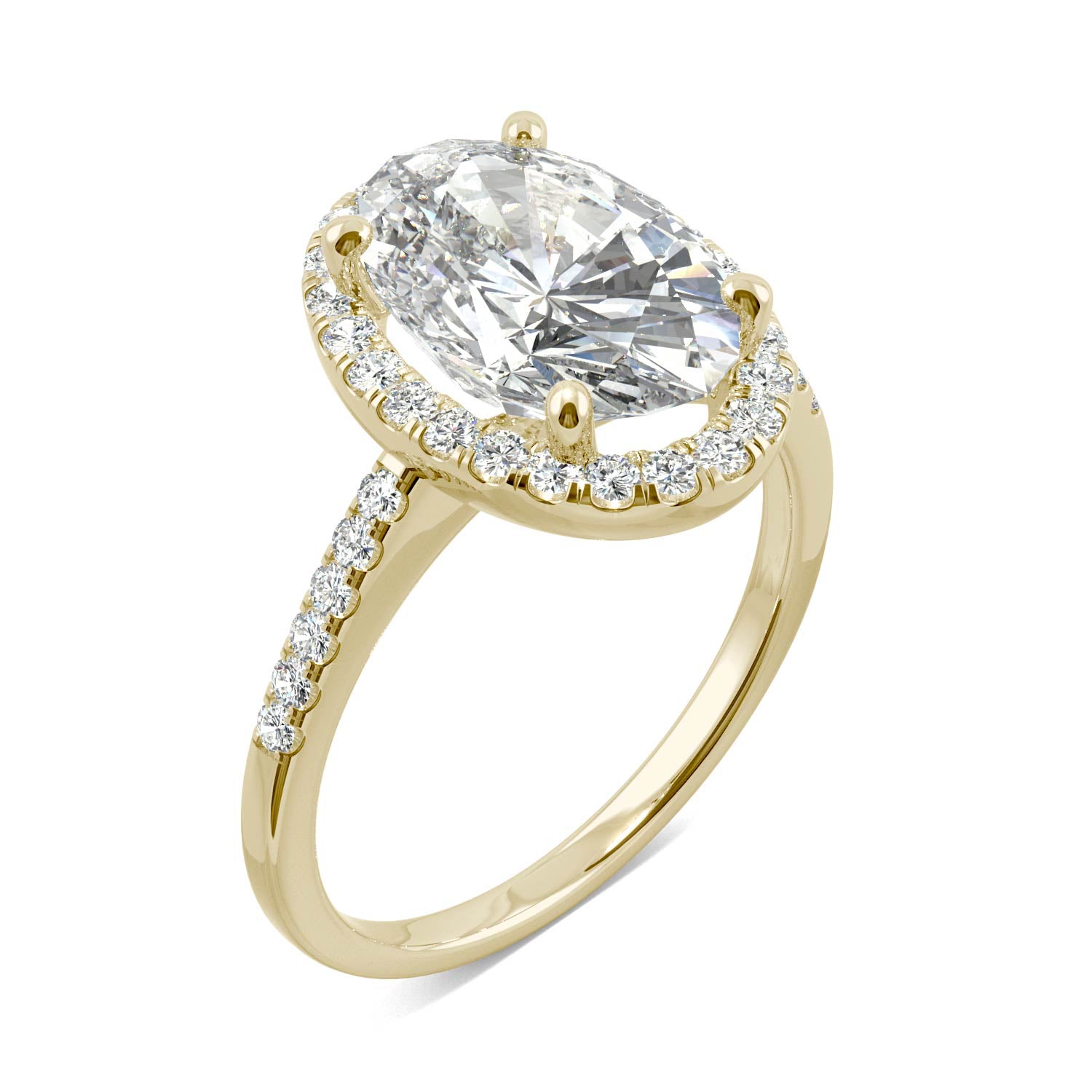 4.75 CTW DEW Elongated Oval Forever Bright™ Moissanite Ring