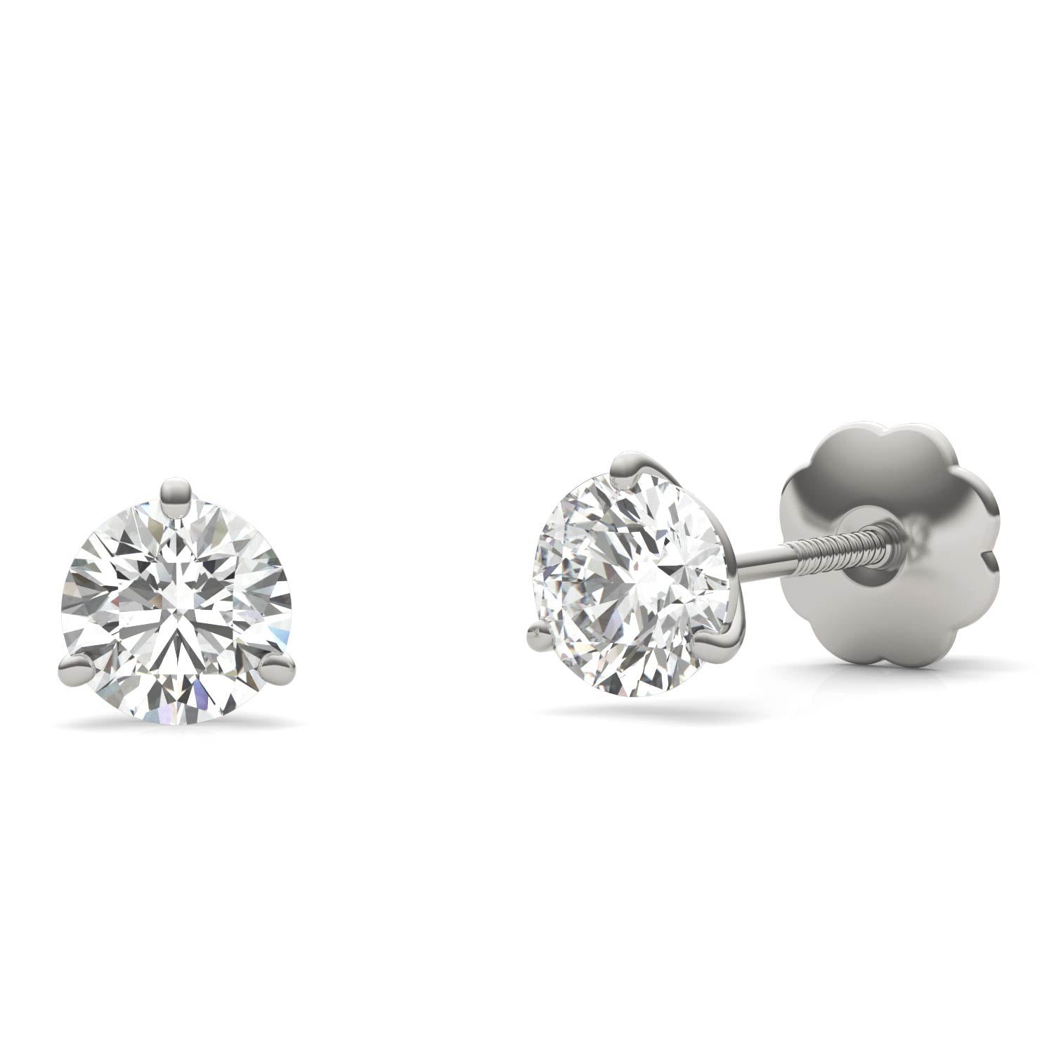 1 CTW Round Caydia® Lab Grown Diamond Earring
