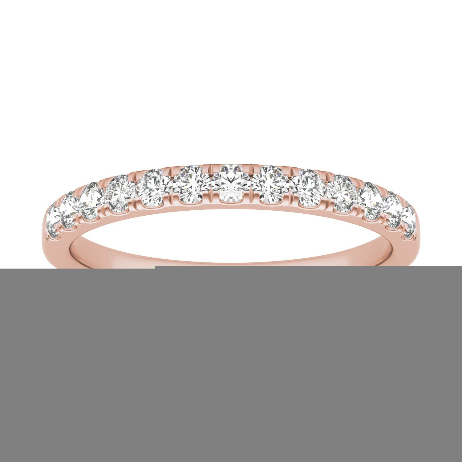0.29 CTW DEW Round Forever One™ Moissanite Wedding Band Ring