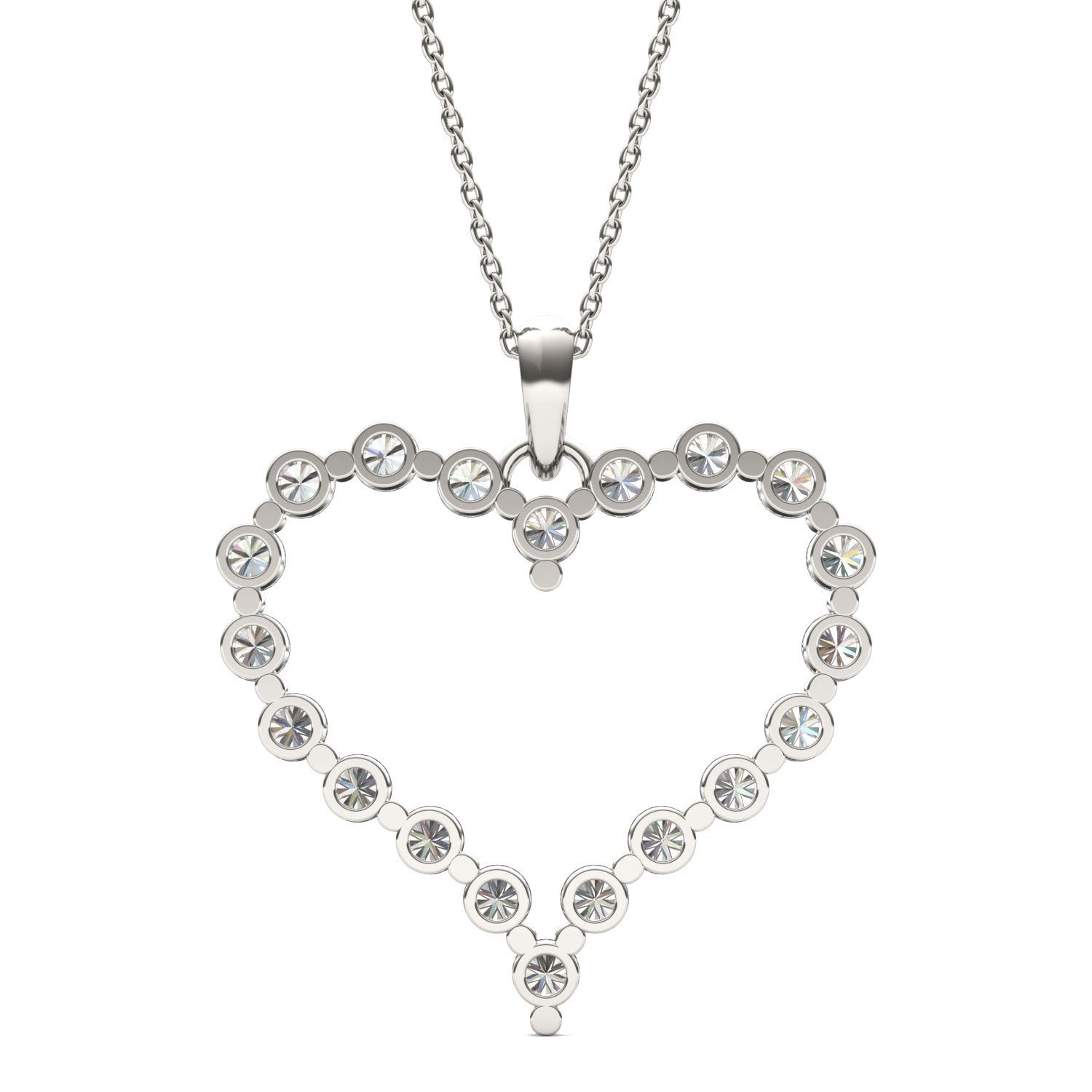 2 CTW Round Caydia® Lab Grown Diamond Necklace