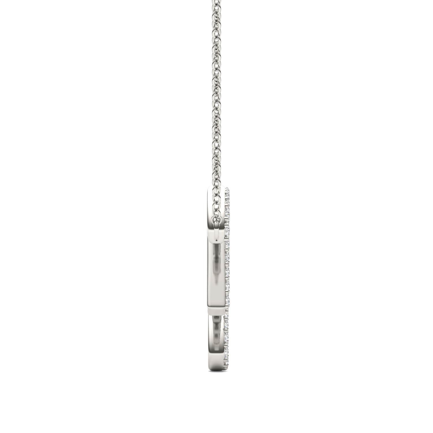 Round Caydia® Lab Grown Diamond Personalized Necklace