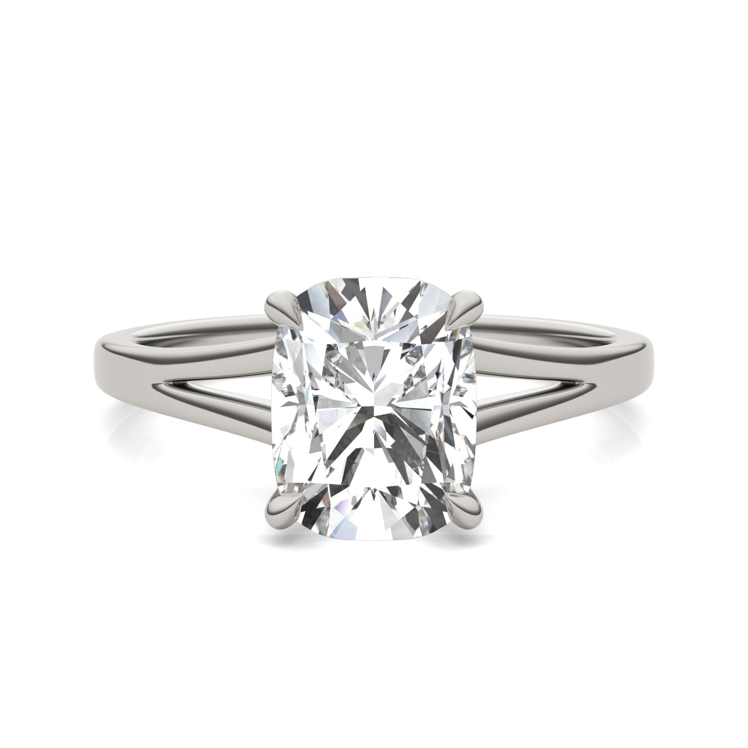 2.36 CTW DEW Elongated Cushion Forever Bright™ Moissanite Ring