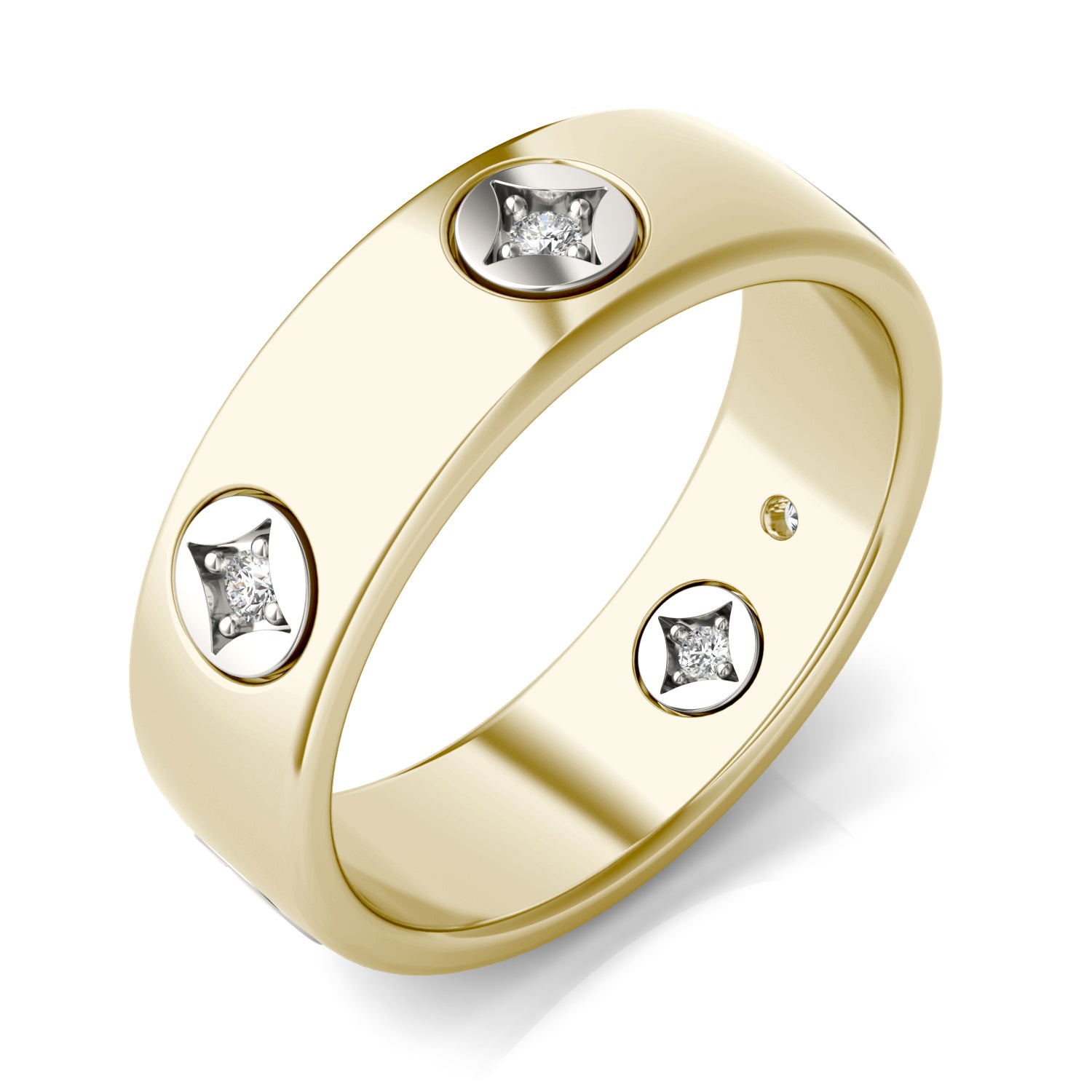 1/10 CTW Round Caydia® Lab Grown Diamond Signature Star Band Ring