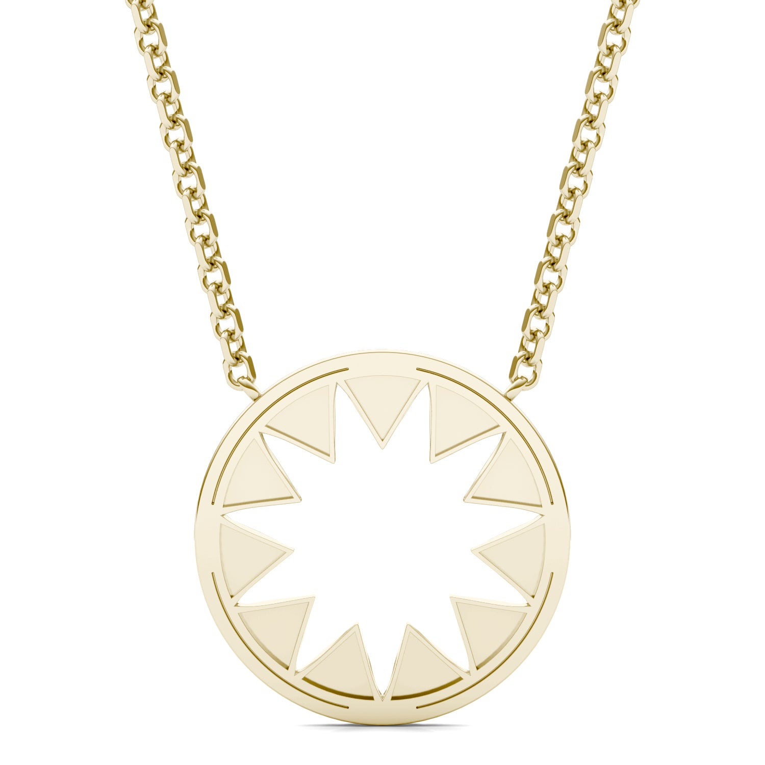 1/6 CTW Round Caydia® Lab Grown Diamond Ouro Collection Halo Necklace
