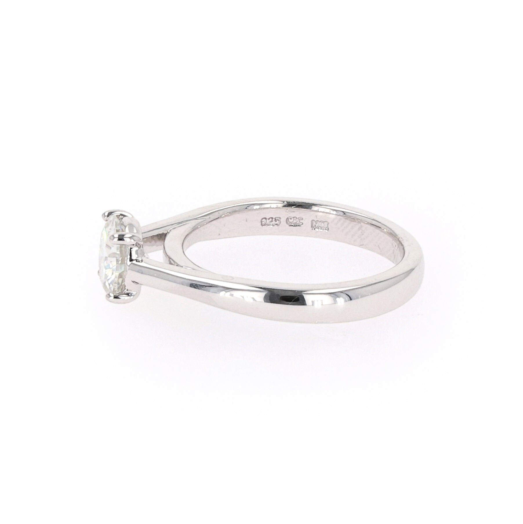 1.00 CTW DEW Round Forever Classic™ Moissanite Ring