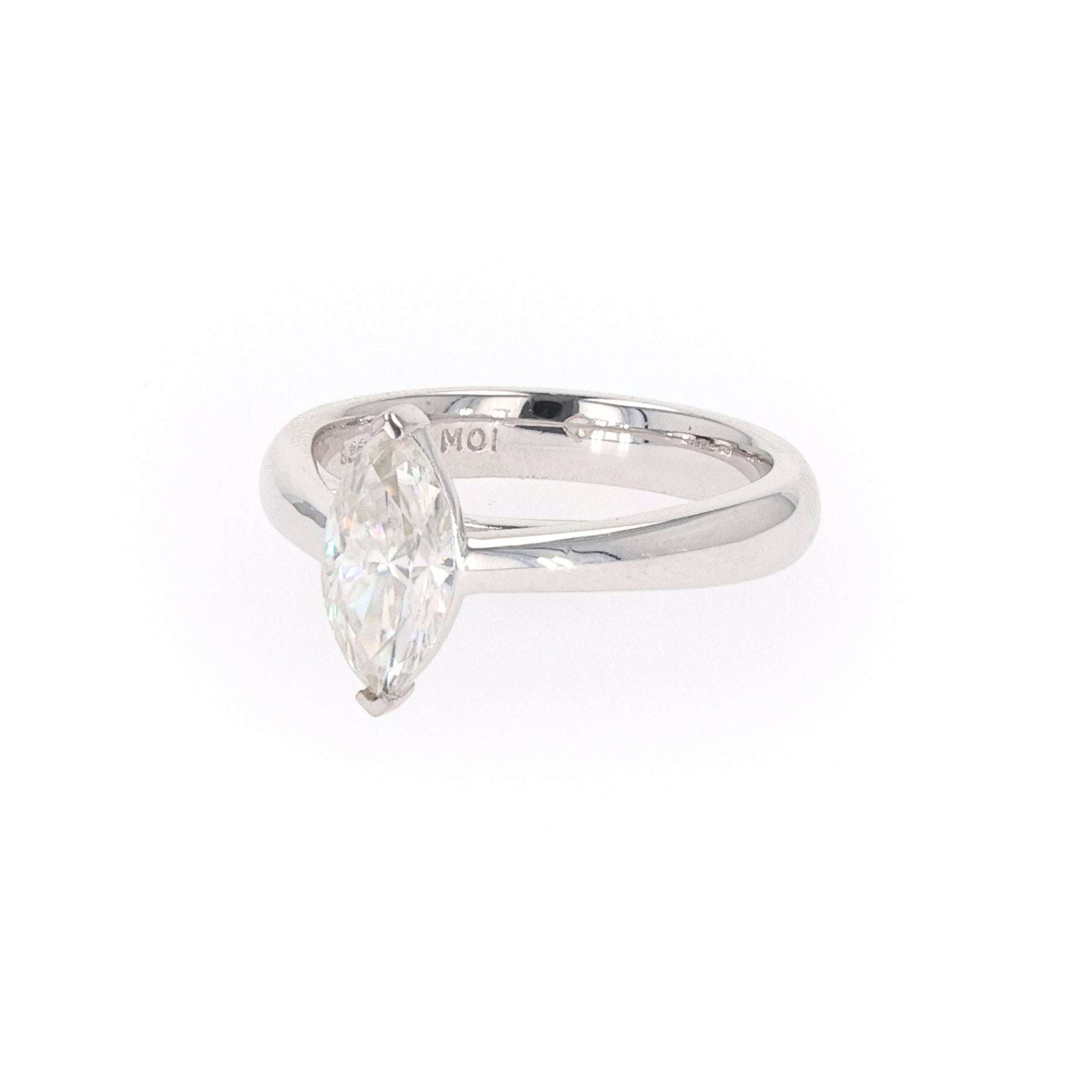 1.40 CTW DEW Marquise Forever Classic™ Moissanite Ring