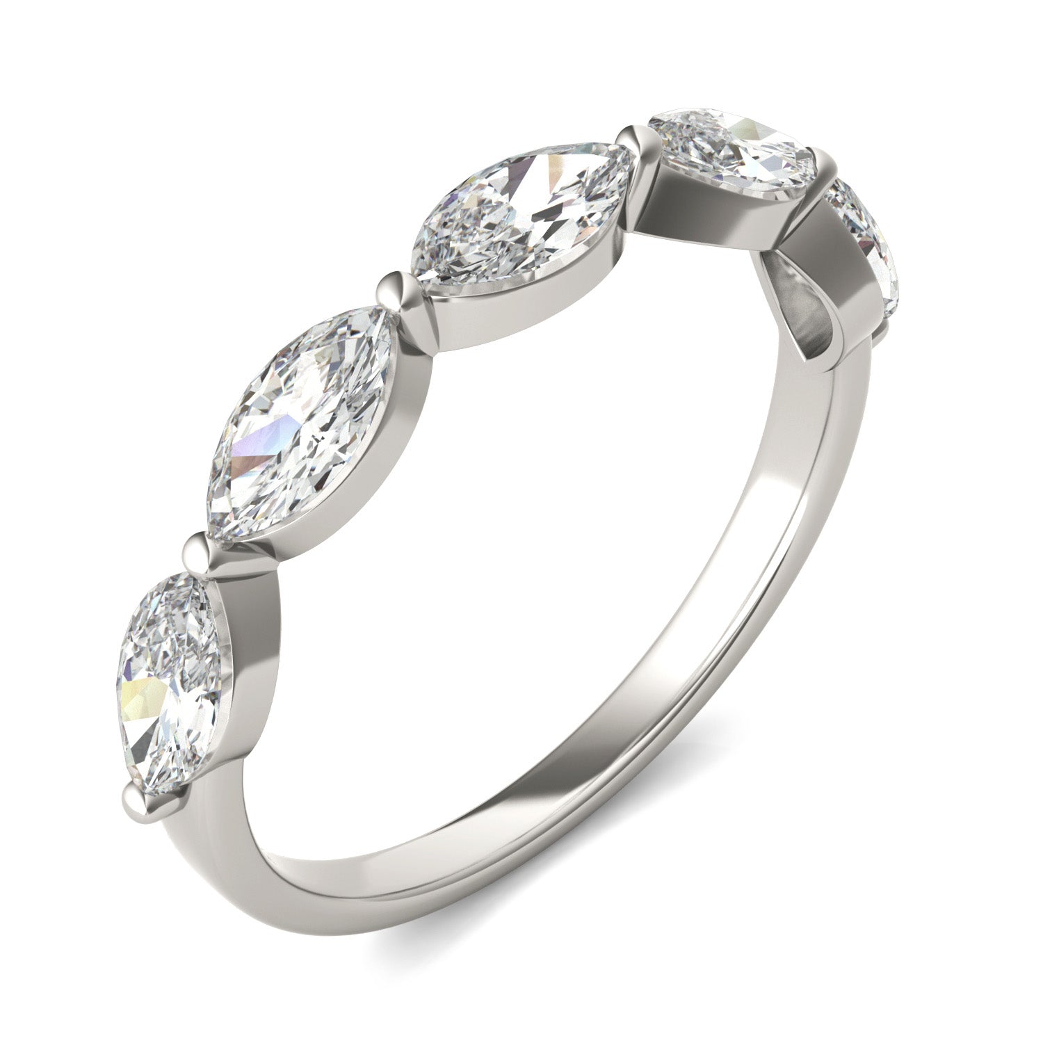 1 CTW Marquise Caydia® Lab Grown Diamond East-West Five Stone Anniversary Ring