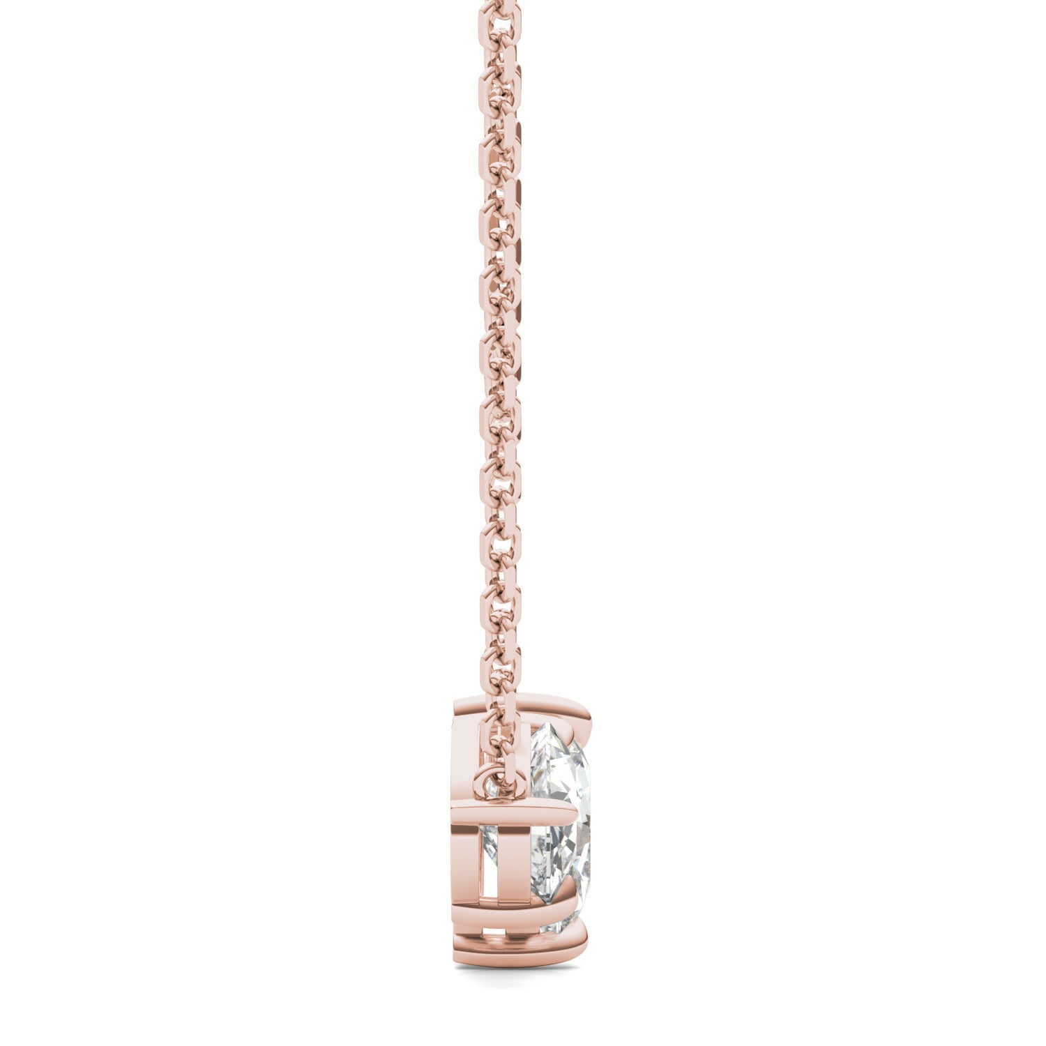 1.20 CTW DEW Pear Forever One™ Moissanite Toi et Moi Necklace